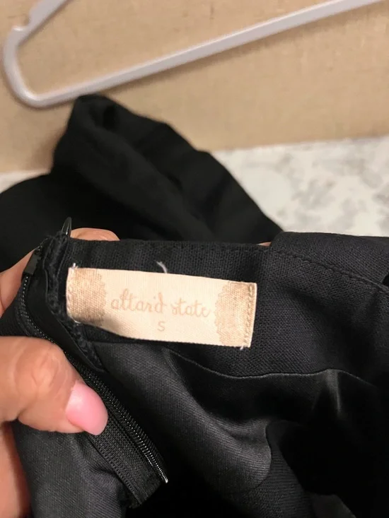 Altar'd State Black Square-Neck Wide-Leg Cutout Jumpsuit - Picture 10 of 11